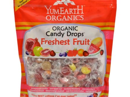 Yummy Earth Organic Candy Drops Freshest Fruit - Case Of 12 - 13 Oz Fashion