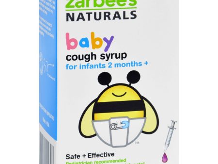 Zarbee s Naturals Baby Cough Syrup - Grape - 2 Oz For Sale