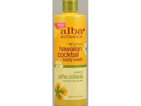 Alba Botanica Hawaiian Cocktail Body Wash Pina Colada - 12 Fl Oz For Sale