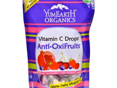 Yummy Earth Organic Vitamin C Drops - Anti-oxifruits - Case Of 6 - 3.3 Oz Sale