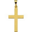 14K Yellow 18 x 12 mm Cross Pendant Online now