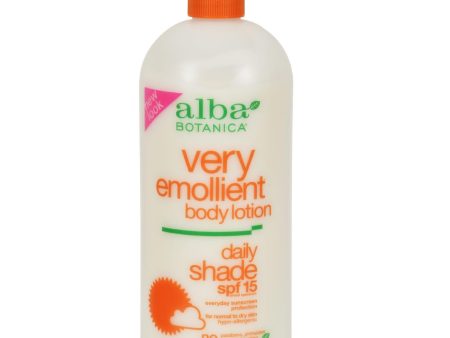 Alba Botanica Very Emollient Natural Body Lotion Spf 15 - 32 Fl Oz Online