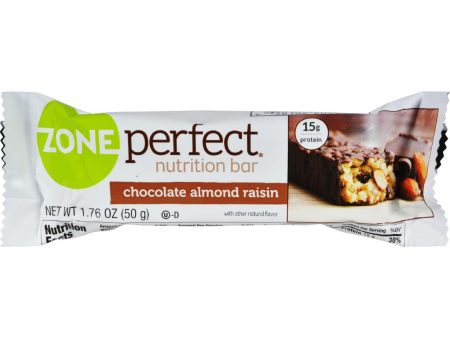 Zone Nutrition Bar - Chocolate Almond Raisin - Case Of 12 - 1.76 Oz Cheap