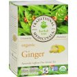 Traditional Medicinals Organic Ginger Herbal Tea - 16 Tea Bags - Case Of 6 Cheap