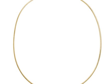 20  Gold Finish Sterling Silver 2mm Omega Chain Discount