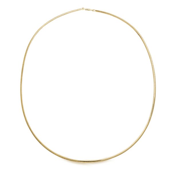 20  Gold Finish Sterling Silver 2mm Omega Chain Discount