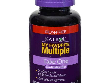 Natrol My Favorite Multiple Take One No Iron - 60 Tablets Cheap