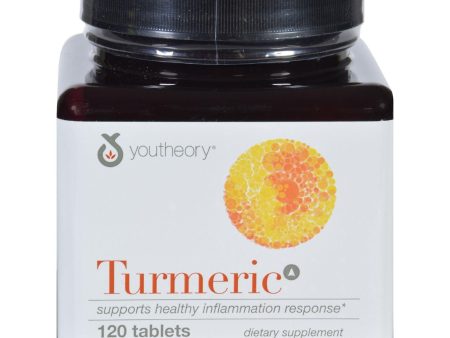 Youtheory Turmeric - Advanced Formula - 120 Tablets Sale