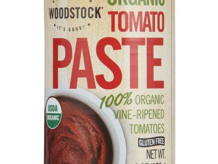 Woodstock Tomato Paste - Organic - 6 Oz - Case Of 24 Supply