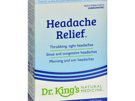 King Bio Homeopathic Headache Relief - 2 Fl Oz Supply