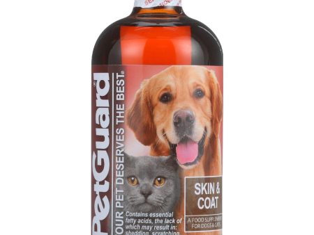 Petguard Skin And Coat Supplement - Dogs And Cats - 8 Oz - 1 Each Online