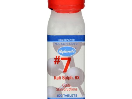 Hyland s No.7 Kali Sulph. 6x - 1 G - 500 Tablets Hot on Sale