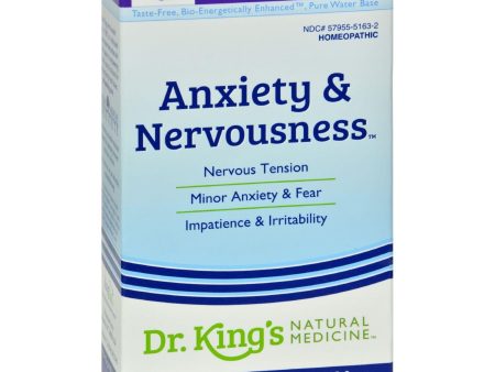 King Bio Homeopathic Anxiety And Nervousness - 2 Fl Oz Hot on Sale