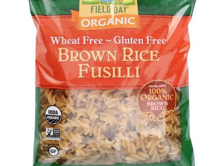 Field Day Pasta - Organic - Brown Rice - Fusilli - 12 Oz - Case Of 12 Online now