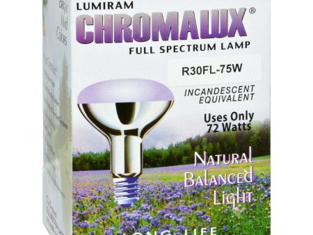 Chromalux 75 Watt Frosted Reflector Floodlights - 1 Bulb Online Hot Sale