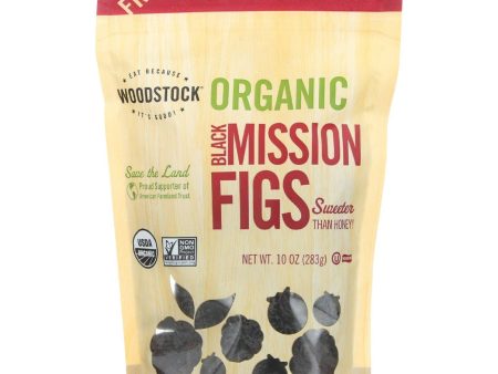 Woodstock Fruit - Organic - Figs - Mission - Black - 10 Oz - Case Of 8 Sale