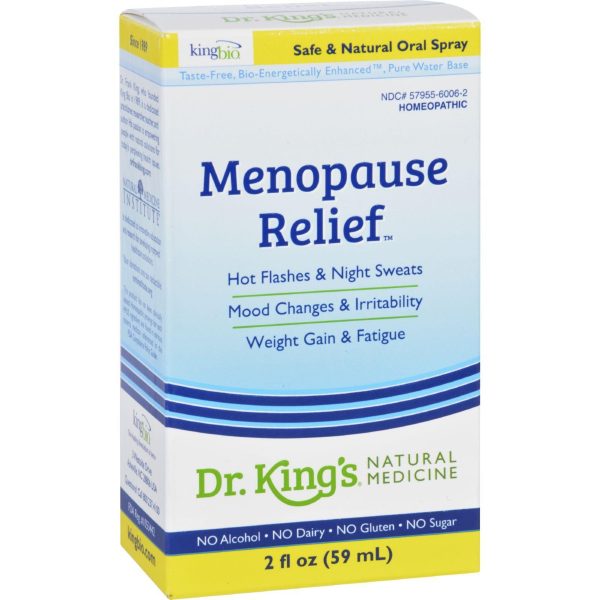 King Bio Homeopathic Menopause Relief - 2 Oz For Cheap