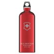 Sigg Water Bottle - Swiss Emblem - Red - 1 Liter For Sale