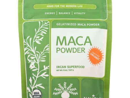 Navitas Naturals Maca Powder - Organic - Gelatinized - 8 Oz - Case Of 12 For Sale