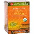 Uncle Lee s Tea 100% Organic Oolong Tea Whole Leaf - Case Of 12 - 18 Bag Supply