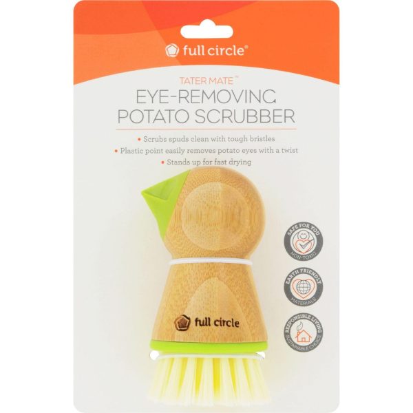 Full Circle Home Tater Mate Potato Brush With Eye Remover - Case Of 6 Cheap