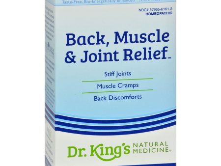 King Bio Homeopathic Back Neck Muscle And Joint Relief - 2 Fl Oz Cheap