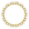 14K Yellow 1 1 2 CTW Natural Diamond Eternity Band Size 5 Fashion