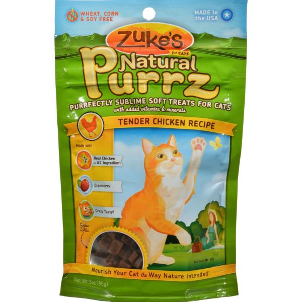 Zuke s Natural Purrz Cat Treats Chicken - 3 Oz Online