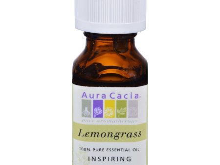 Aura Cacia Pure Essential Oil Lemongrass - 0.5 Fl Oz Online