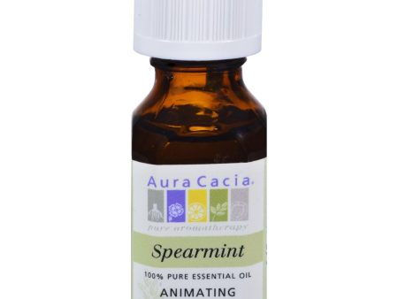 Aura Cacia Essential Oil Spearmint - 0.5 Fl Oz Online