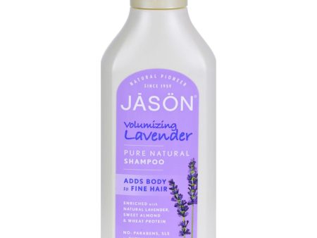 Jason Pure Natural Volumizing Shampoo Lavender - 16 Fl Oz Fashion