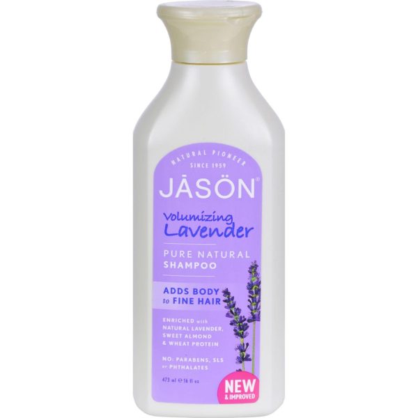 Jason Pure Natural Volumizing Shampoo Lavender - 16 Fl Oz Fashion