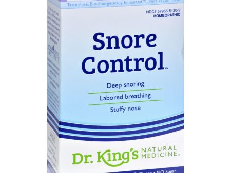 King Bio Homeopathic Snore Control - 2 Fl Oz Online now