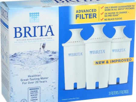 Brita Replacement Pitcher And Dispenser Filter - 3 Pack For Discount