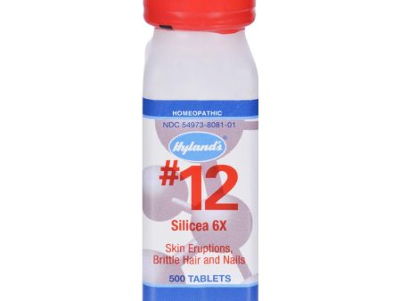 Hyland s No 12 Silicea 6x - 500 Tablets Fashion