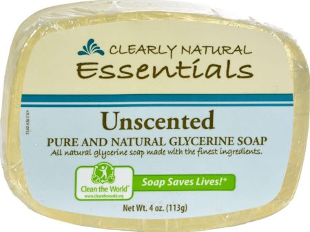 Clearly Natural Glycerine Bar Soap Unscented - 4 Oz Online