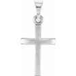 Sterling Silver 23x15.9 mm Cross Pendant For Discount