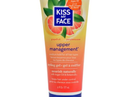 Kiss My Face Styling Gel - Upper Management - 6 Fl Oz Hot on Sale