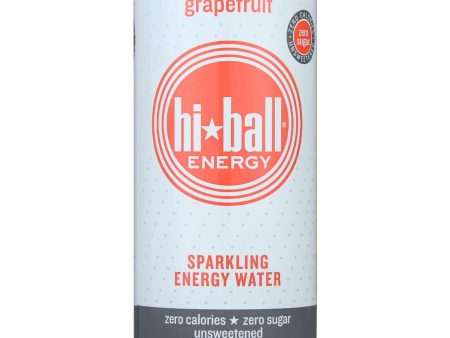 Hi Ball Energy Water - Sparkling - Grapefruit - Can - 16 Oz - Case Of 12 For Cheap