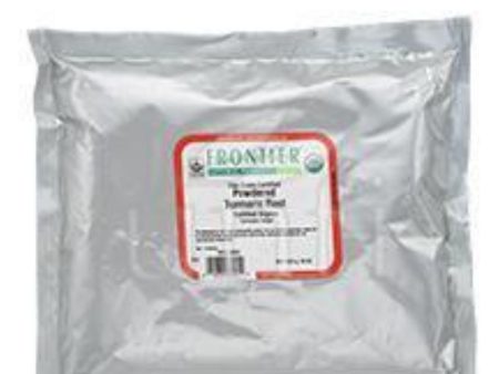 Frontier Herb Turmeric Root - Organic - Fair Trade Certified - Powder - Ground - Alleppey - 1 To 4 Percent Curcumin - Bulk - 1 Lb Online now