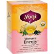 Yogi Woman s Energy Herbal Tea Caffeine Free - 16 Tea Bags - Case Of 6 Discount