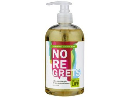 Better Life No Regret Soap - Citrus Mint - 12 Fl Oz Fashion