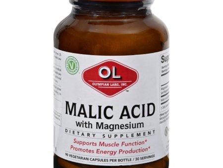 Olympian Labs Malic Acid With Magnesium - 90 Vegetarian Capsules For Discount