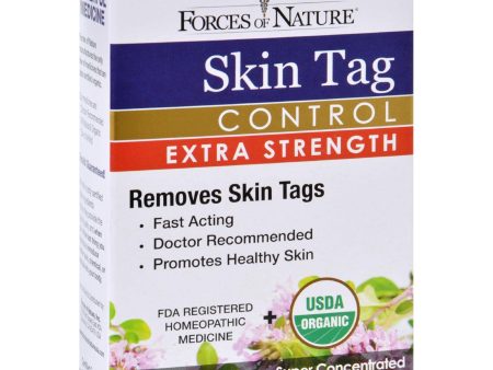 Forces Of Nature Skin Tag Control - Certified Organic - Extra Strength - 11 Ml Fashion