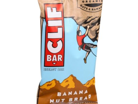 Clif Bar Organic Energy Bar - Banana Nut Bread - Case Of 12 - 2.4 Oz Bars For Cheap