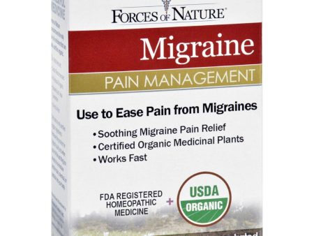 Forces Of Nature Organic Migrane Pain Management - 11 Ml Hot on Sale