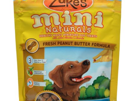 Zuke s Mini Naturals Dog Treats Peanut Butter - 6 Oz Supply