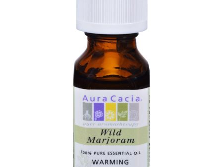 Aura Cacia Pure Essential Oil Wild Marjoram - 0.5 Fl Oz Discount