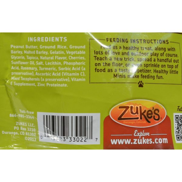 Zuke s Mini Naturals Dog Treats Peanut Butter - 16 Oz Online Sale