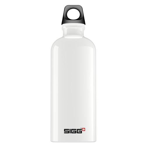 Sigg Water Bottle - Traveller - White - .6 Liter Supply